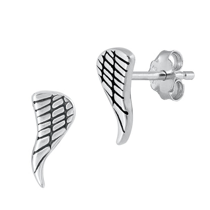 Silver Earrings - Wings