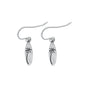 Silver Earrings - Palm Tree