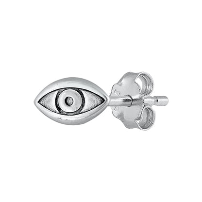 Silver Earrings - Eye