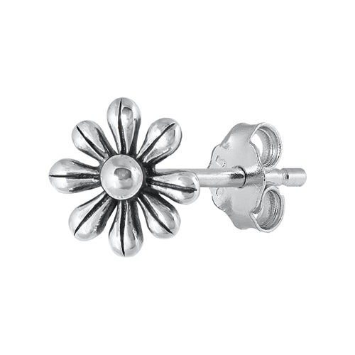 Silver Earrings - Flower