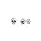 Silver Earrings - Skull