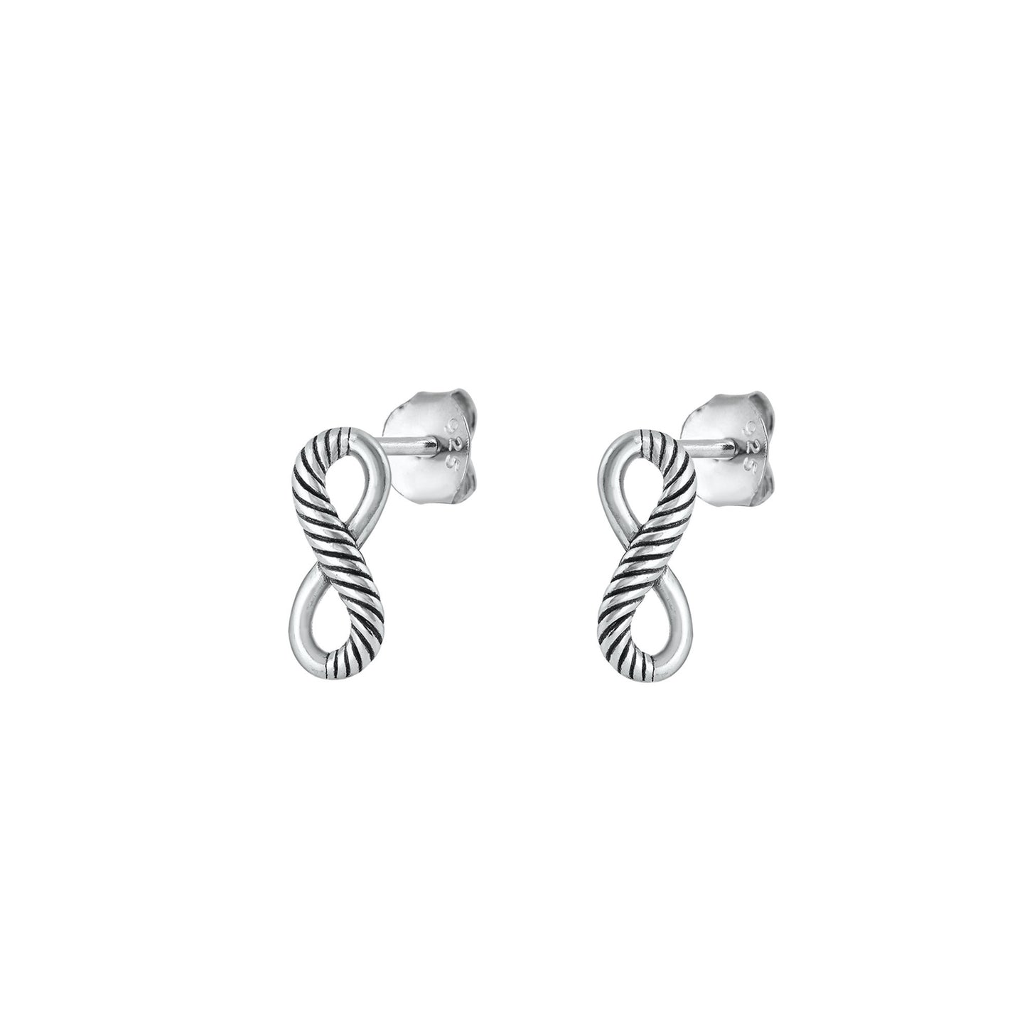 Silver Earrings - Infinity