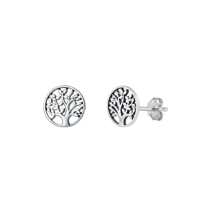 Silver Earrings - Tree of Life