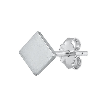 Silver Earrings - Square