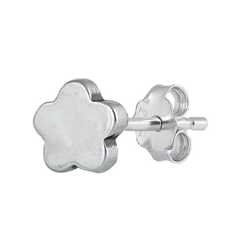 Silver Earrings - Flower