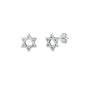 Silver Earrings - Star of David