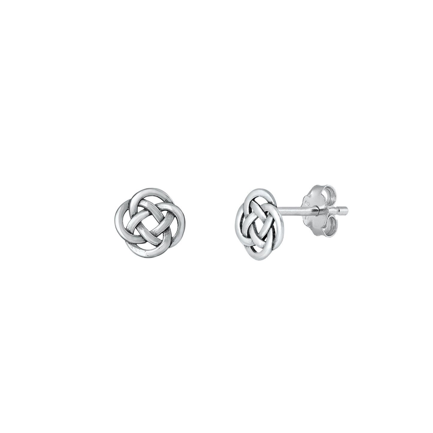 Silver Earrings - Celtic Knot