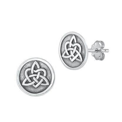 Silver Earrings - Celtic Knot