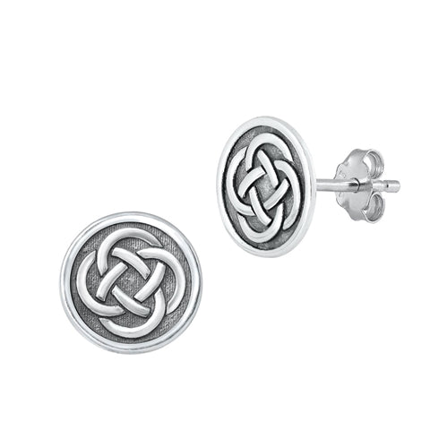 Silver Earrings - Celtic Knot