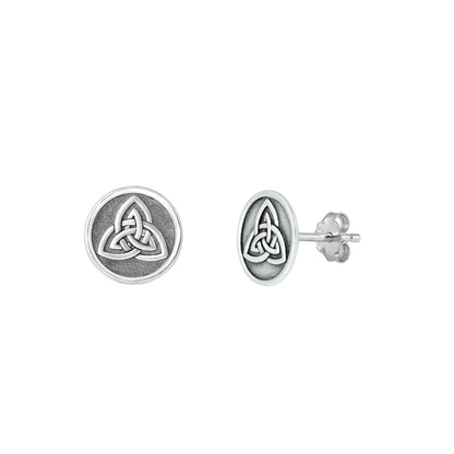 Silver Earrings - Celtic Knot