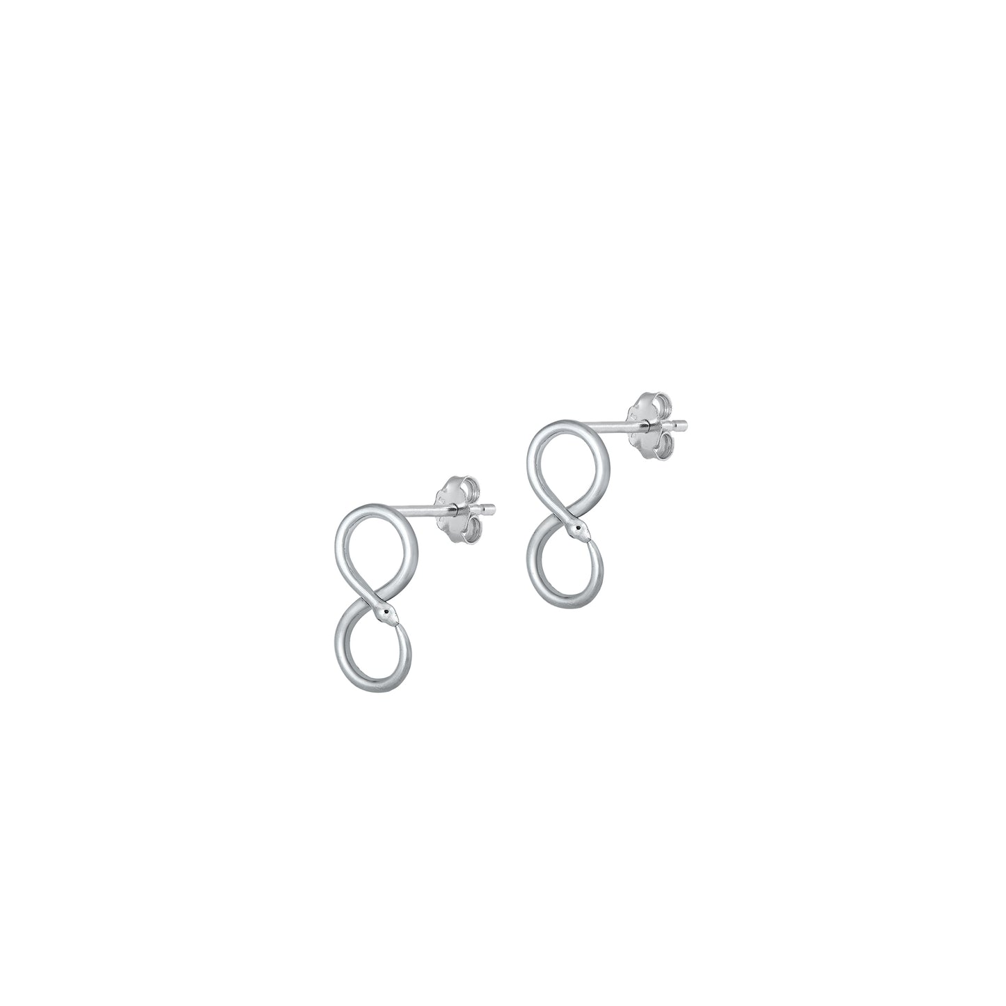 Silver Earrings - Infinity