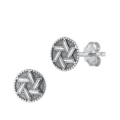 Silver Earrings - Star