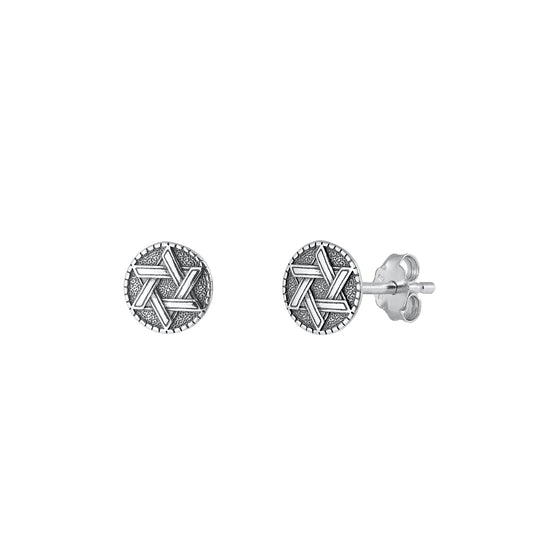 Silver Earrings - Star