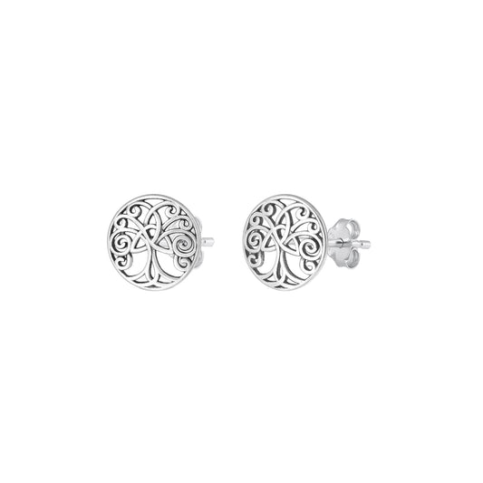 Silver Earring - Tree of  Life