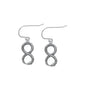 Silver Earrings - Snake