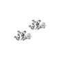 Silver Earring - Frogs