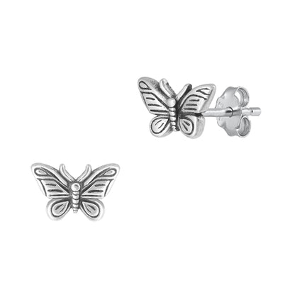 Silver Earring - Butterfly