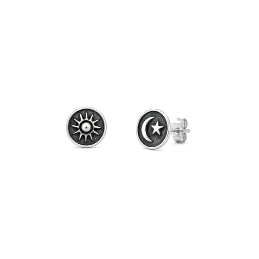 Silver Earrings - Celestial