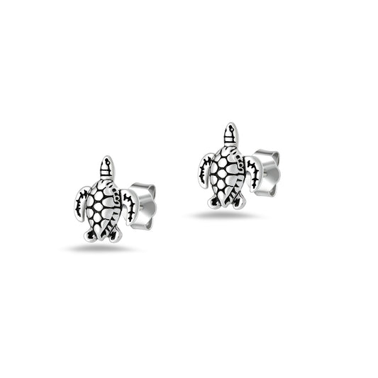 Silver Earring - Sea Turtles