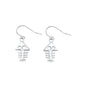 Silver Earrings - Fish Skeleton