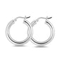 Silver Hoop Earrings