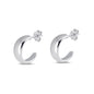 Silver Hoop Earrings