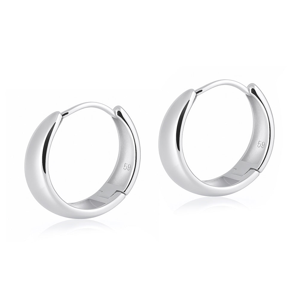 Silver Hoop Earrings