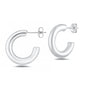 Silver Hoop Earrings