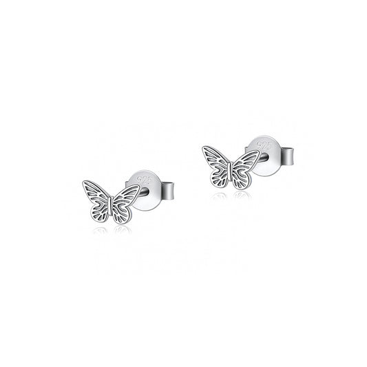 Silver Earring - Butterfly