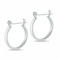 Silver Hoop Earrings