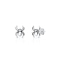 Silver Earrings - Spider