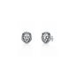 Silver Earrings - Lion