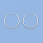 Continuous Hoop Earrings - 1.2 x 35 mm