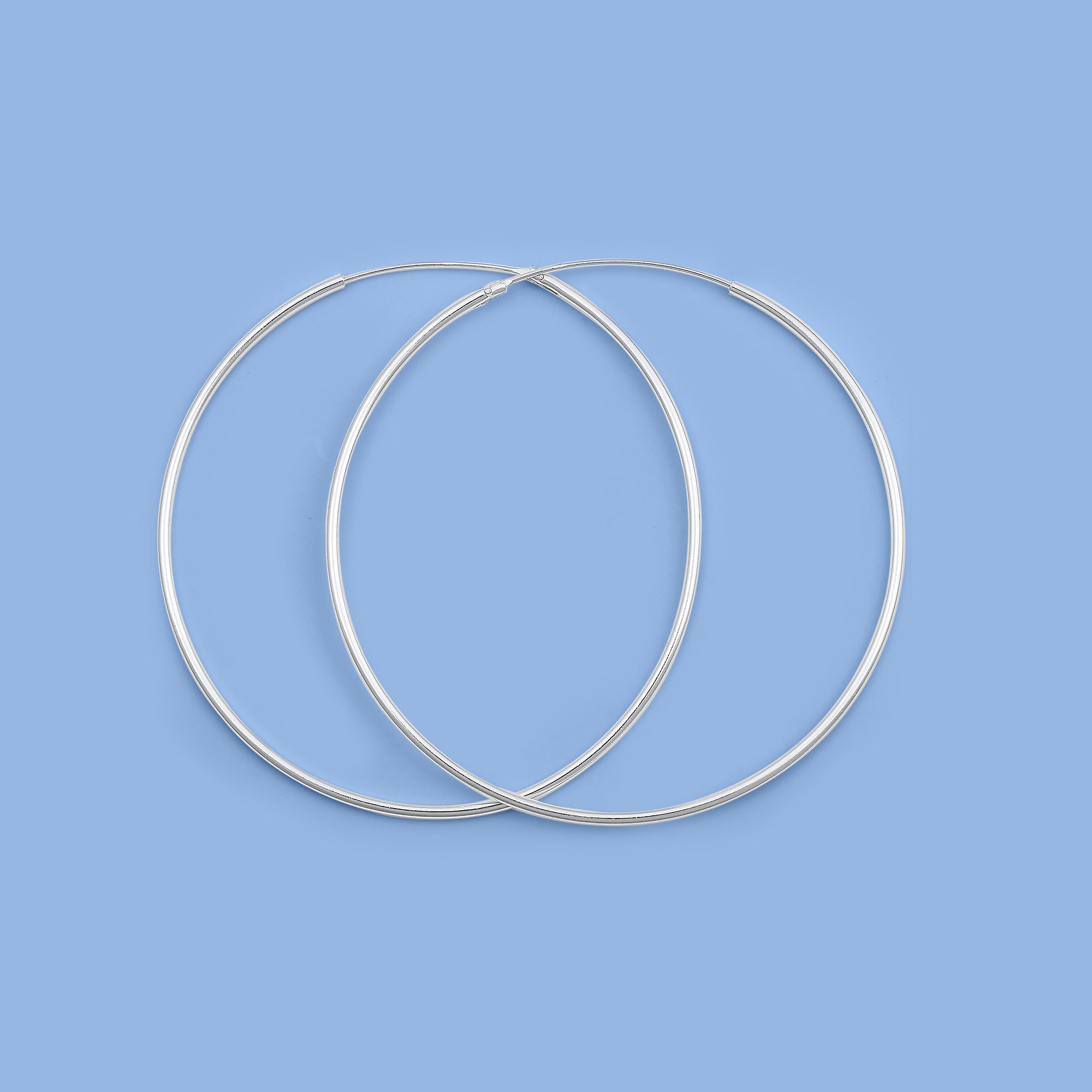 Wholesale Continuous Hoop Earrings - 1.2 x 50 mm(EP444312-50) – Sidney ...