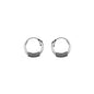 Silver Bali Hoop Earring