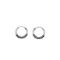 Silver Bali Hoop Earring