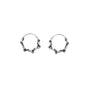 Silver Bali Hoop Earring