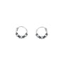 Silver Bali Hoop Earring