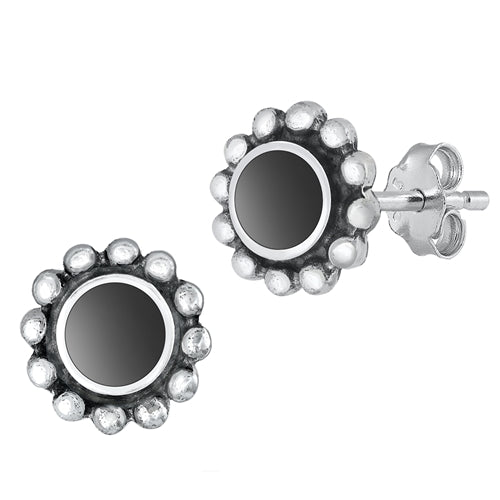 Silver Stone Earring