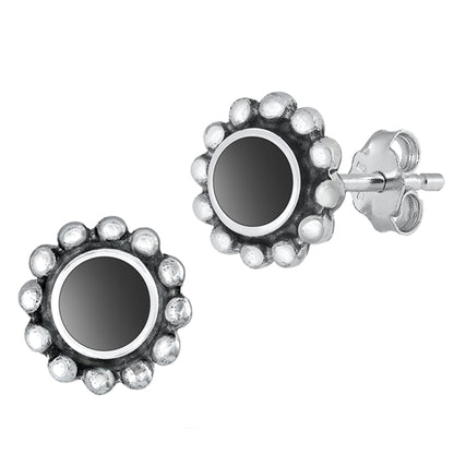 Silver Stone Earring