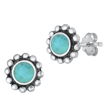 Silver Stone Earring