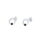 Silver Stone Earring