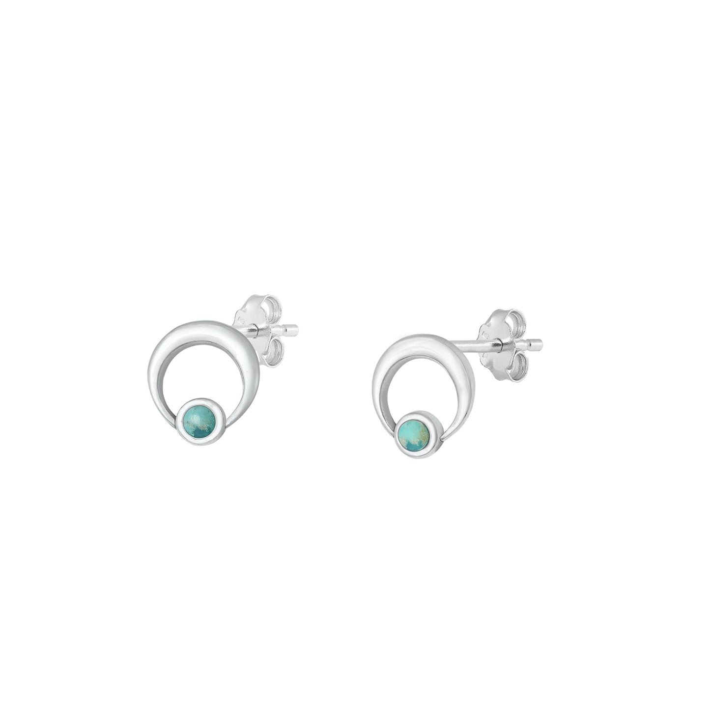 Silver Stone Earring
