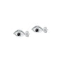 Silver Stone Earring - Eye