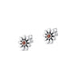 Silver CZ Earrings - Daisy