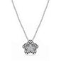 Silver Filigree Star CZ Necklace