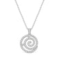 Silver CZ Necklace