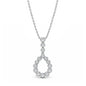 Silver CZ Necklace