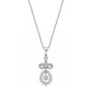 Silver CZ Necklace