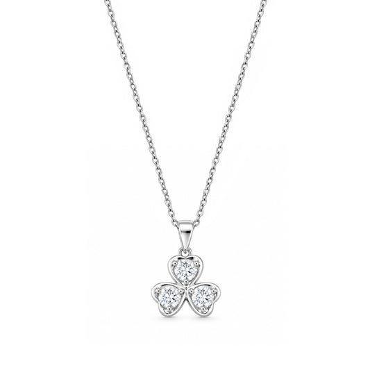 Silver CZ Necklace